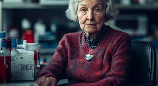 mikel31213_old_lady_at_a_blood_laboratory_--ar_43_--v_6.1_b6d129db-9609-47eb-a764-537057062876_0